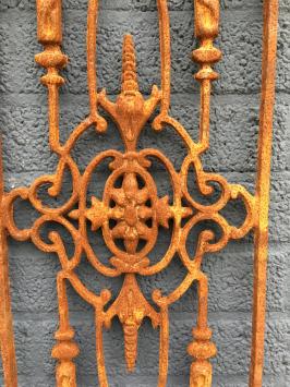 Rooster gietijzer, deurrooster / raamrooster, wandornament